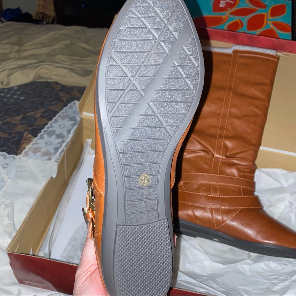 ARIZONA Brown Sloan Women's Cognac 8.5M New Boots - Picture 4 of 7